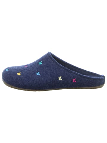 HAFLINGER Hausschuh in blau