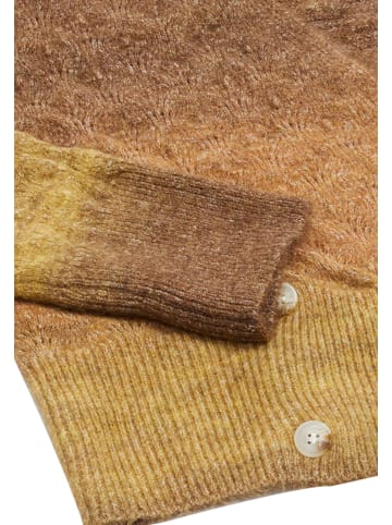 Jalene Damen Strickjacke in Braun Mehrfarbig