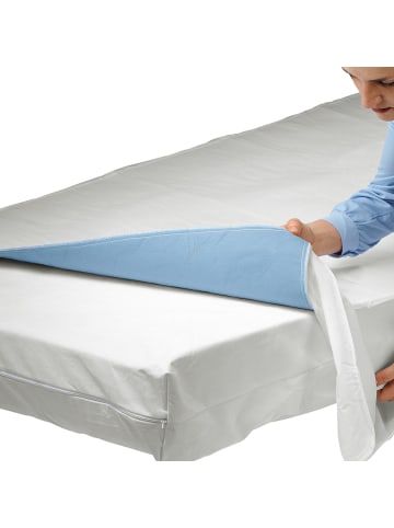 Erwin Müller Textilfaser Matratzenschutz wasserdicht/kochfest 2er-Pack in weiss