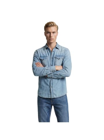 Replay Hellblau Denim Hemd