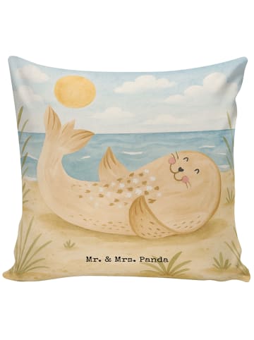 Mr. & Mrs. Panda couch kissen Robbe Liegen Design ohne Spruch in Weiß