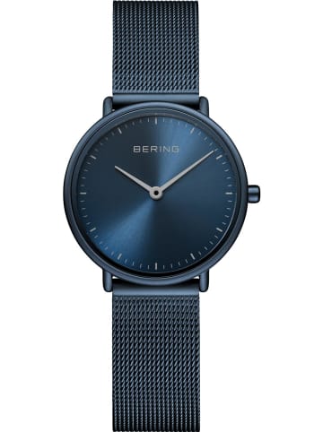 Bering Uhr in Blau