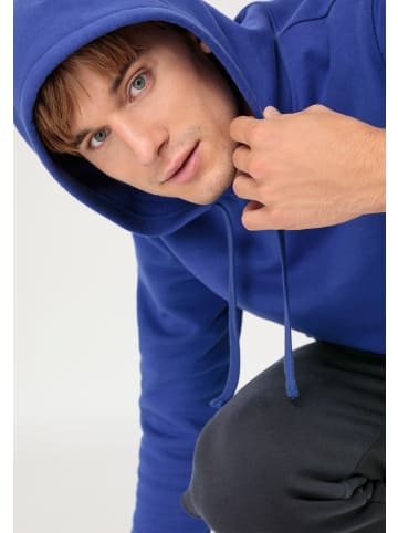 Hessnatur Sweat-Hoodie in ultramarine