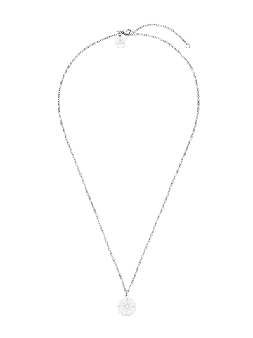 PURELEI Kette Compass 50 cm in Silber