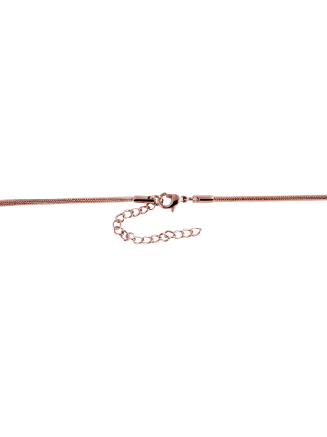Adeliás Unisex Halskette – Schlangenkette aus Edelstahl 40 cm in gold