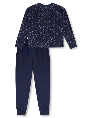 Schiesser Schlafanzug Nightwear in Dunkelblau