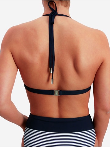 JOOP! Triangel-Bikini-Top Stripes in Blau