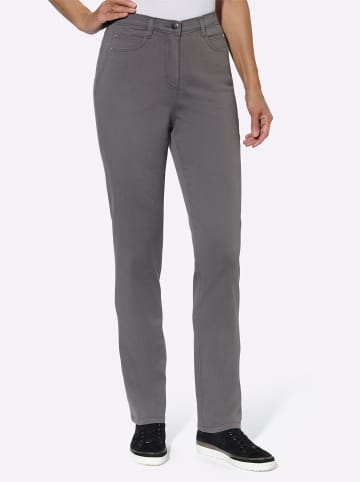 Sieh an! 5-Pocket-Jeans in anthrazit