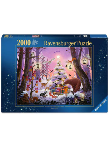 Ravensburger Ravensburger Puzzle 2.000 Teile Weihnachten im Wald in bunt