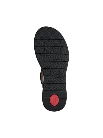 Tamaris Ledersandalen Comfort Schwarz