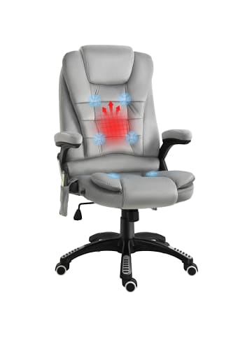 Vinsetto Massagestuhl-67B x 74T x 107-116H cm-Grau