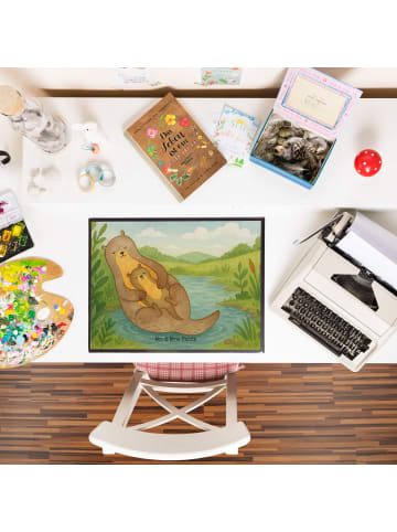 Mr. & Mrs. Panda schreibtischunterlage Otter Kind Design ohne Sp... in Weiß