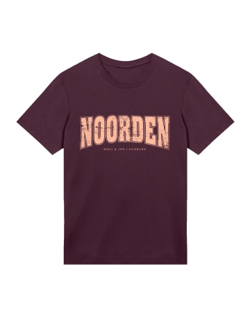 F4NT4STIC T-Shirt Knut & Jan Hamburg Noorden Collegiate in maroon