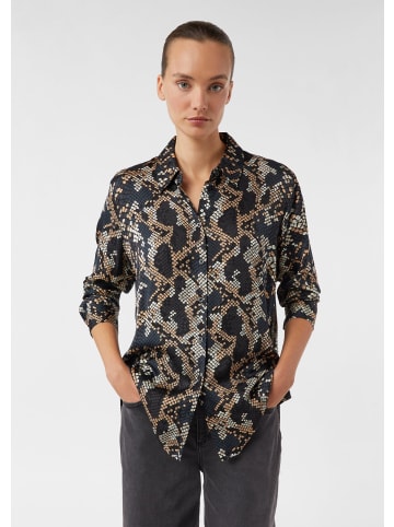 comma Bluse in 98A1_dunkelgrau