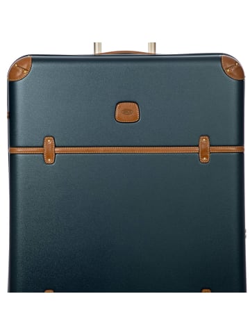 BRIC`s Bellagio - 4-Rollen-Trolley XL 82 cm erw. (eucalyptus) in blue/tan