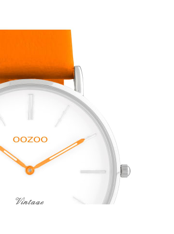 Oozoo Armbanduhr Oozoo Vintage Series orange mittel (ca. 36mm)