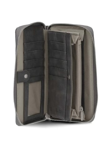 Zwei O.OW2 - Geldbörse 19 cm (grey) in grau