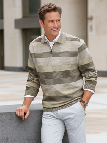 WITT WEIDEN Pullover in schilf-khaki