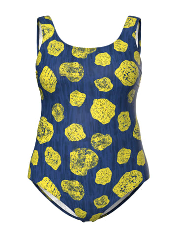 Ulla Popken Badeanzug in dunkelblau