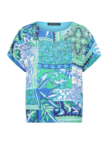 Betty Barclay Oversize-Shirt mit Aufdruck in Blau/Grün