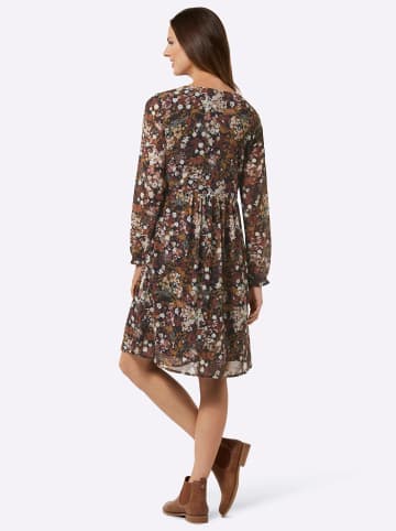 WITT WEIDEN Druck-Kleid in schwarz-bedruckt