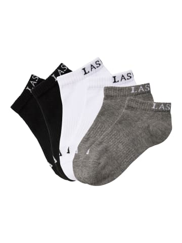 LASCANA ACTIVE Sneakersocken in 2x schwarz, 2x weiß, 2x grau