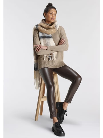 Tamaris Rollkragenpullover in sand melange