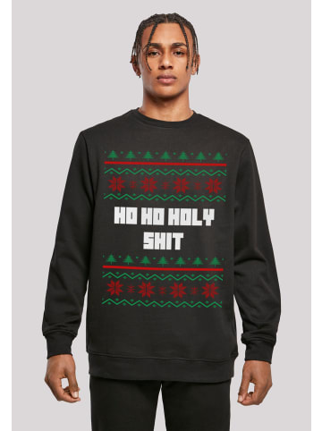 F4NT4STIC Sweatshirt Ho Ho Holy in schwarz