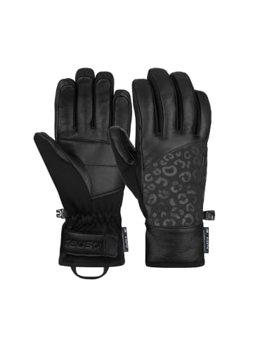 Reusch Fingerhandschuhe Beatrix R-TEX® XT in 7053 black/black leopard