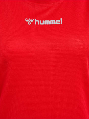 Hummel Hummel T-Shirt Hmlrun Laufen Damen in TANGO RED