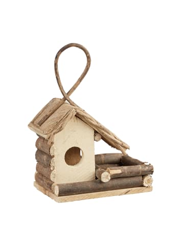 relaxdays Vogelhaus Deko in Natur