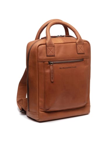 The Chesterfield Brand Wax Pull Up Lincoln Rucksack Leder 32 cm Laptopfach in cognac