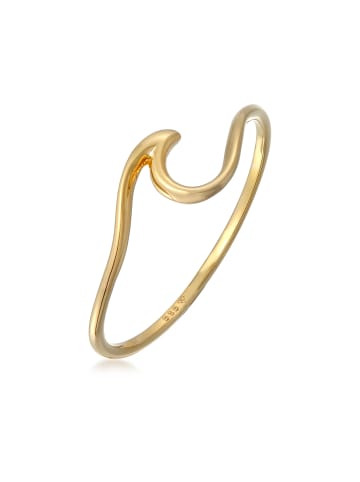 Elli Ring 585 Gelbgold Wellen in Gold