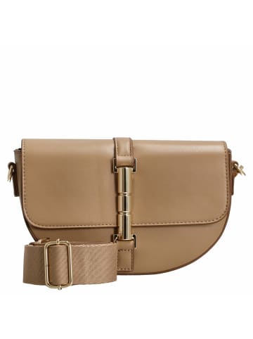Seidenfelt Loviisa Crossbody - Umhängetasche 22 cm (coffee & cream) in coffee & cream