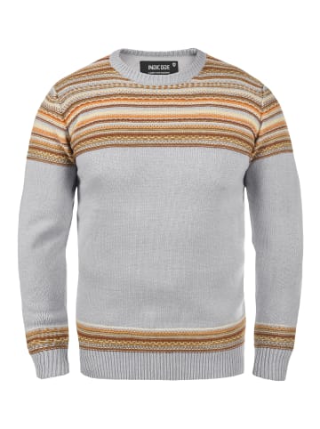 INDICODE Strickpullover IDLurdes 35416MM Strickpulli aus Grobstrick in Grau