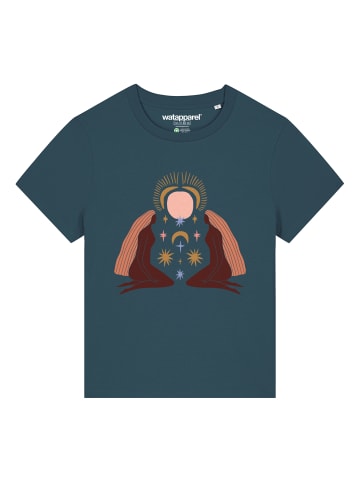 wat? Apparel T-Shirt Love and flex in Petrol