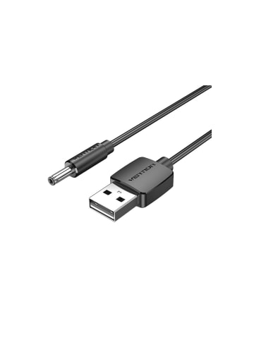 Vention Stromkabel USB auf DC 3,5mm 5V 0.5 Meter in Schwarz