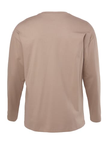 STHUGE Kurzarm T-Shirt in hellbraun