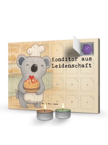 Mr. & Mrs. Panda adventskalender mit duftkerzen Konditor Leidens... in Weiß