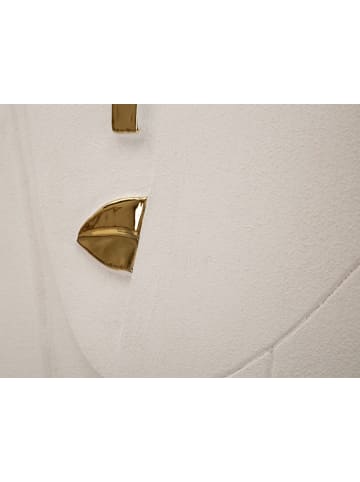 Mauro Ferretti Stammes-Keramik-Wandmaske, 23,5 x 6,5 x 49,5 cm