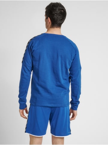 Hummel Sweatshirt Raglanärmel Hmlauthentic Herren in TRUE BLUE