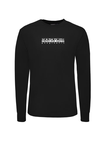 Napapijri Langarmshirt S-Box Ls 3 in schwarz