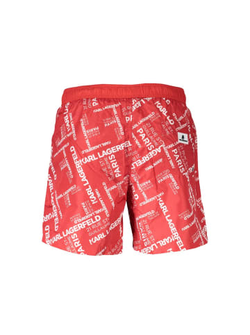 Karl Lagerfeld Rot Polyester Herren Bade Boxershorts