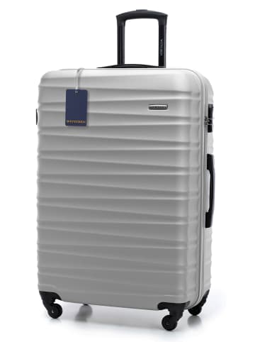 Wittchen LARGE SUITCASE FROM ABS WITH LUGGAGE TAG in Grey