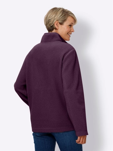 Sieh an! Fleece-Shirt in traube