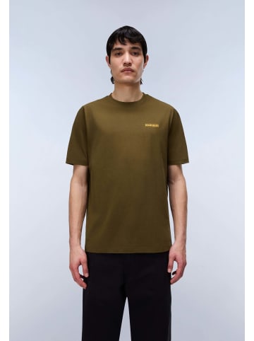 Napapijri T-Shirt S-FLINT SS in Dark Olive