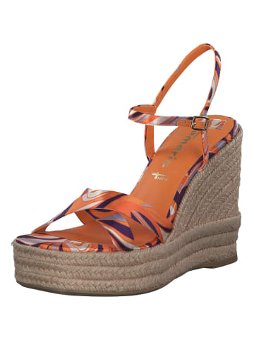 Tamaris Plateau-Sandaletten in ORANGE COMB