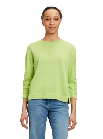 Betty Barclay Feinstrickpullover mit Strickdetails in Jade Lime