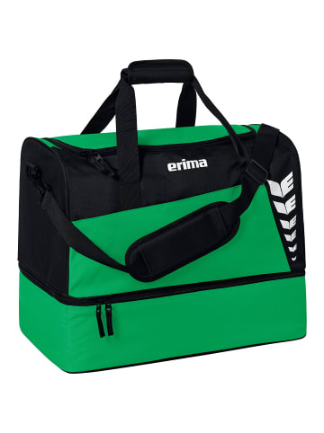 erima Six Wings Sporttasche mit Bodenfach in smaragd/schwarz