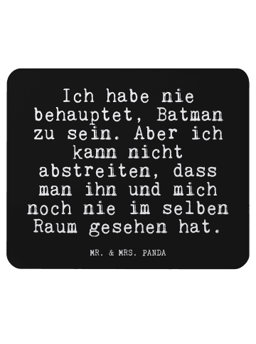 Mr. & Mrs. Panda Mousepad Ich habe nie behauptet,... mit Spruch in Schwarz